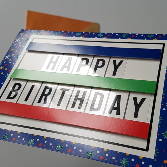 2 pcs C R Gibson Luxury Card Happy Birthday …(1 Card with Envelope) - Picture 4 of 8